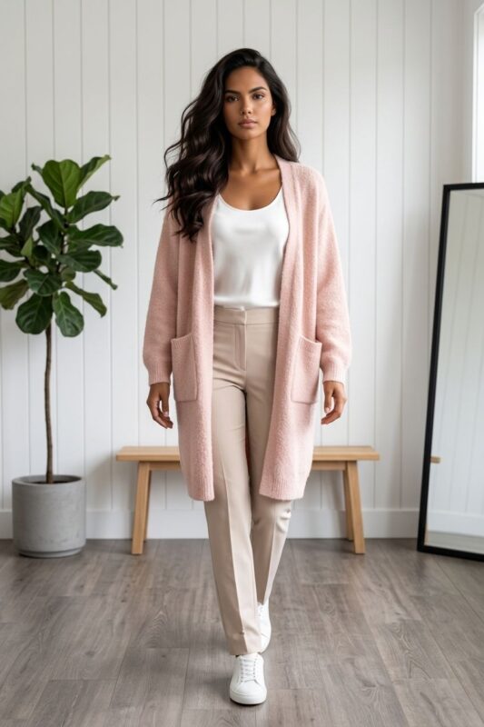 Longline cardigans