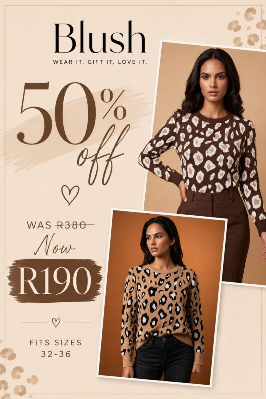 Leopard print cardigan